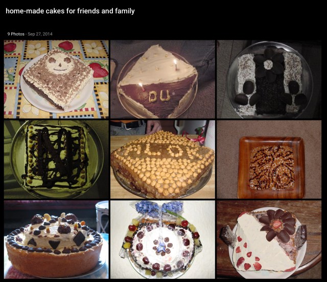 MY OLD HOME-MADE CAKES